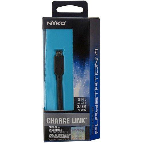 Nyko Charge Link - Micro-USB Controller Charge and Sync Cable for PlayStation 4