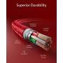 iPhone 11 Charger, Anker USB C to Lightning Cable [6ft Apple MFi Certified] Powerline+ II Nylon Braided Cable for iPhone 11/11 Pro / 11 Pro Max/X/XS Max/XR / 8 Plus, Supports Power Delivery
