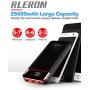 Power Bank 25000mAh Portable Charger Battery Pack with 3 Outputs & 2 Inputs Huge Capacity Backup Battery Compatible Smartphone,Tablet and More