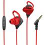 Nabsna Portable 3.5mm Plug Gaming Headset Computer Game Earphones with Detachable Mic Corded Headsets