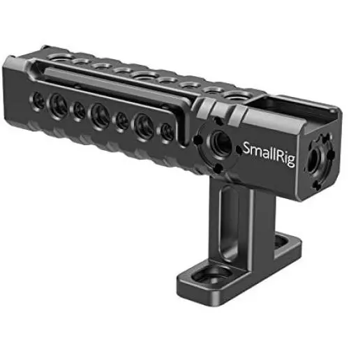 SMALLRIG Top Handle Grip with Locating Point for Arri, Adjustable Camera Handle with Mounting Points, Shoe Mount for Video Camera Cages, LED Lights Microphones- 1984 SMALLRIG Top Handle Grip with Locating Point for Arri, Adjustable Camera Handle with Mounting Points, Shoe Mount for Video Camera Cages, LED Lights Microphones- 1984