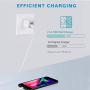 IVELLTARE USB Wall Charger, 4-Pack 2.1A/5V USB Plug Dual Port Charger Block Power Adapter Charging Cube Compatible with iPhone 8/7/6S/6S Plus, X Xs Max XR, Samsung, Android, and More(White)