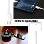 Onepeace 30 pin Female to USB Type C Male USB-C Adapter Cable Computers Components Accessories Adapters