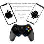 Mobile Game Controller,ZUOXI Wireless 4.0 Bluetooth Gamepad with Joystick, Multimedia Game Controller Compatible with iOS Android Mobile Phone PC Android TV Box Without Rooting (Black)