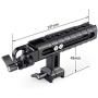 MAGICRIG Handheld Grip NATO Handle Camera Cheese Handle with 15mm Rod Clamp Cold Shoe Mount for DSLR Camera/Camcorder Cage