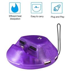 J&TOP Switch TV Dock,Type C to HDMI Adapter Dock for Nintendo Switch, Portable Switch Charging Stand with Extra USB 3.0 Port,Replacement Dock With Electronic Chip for Nintendo Switch,Purple