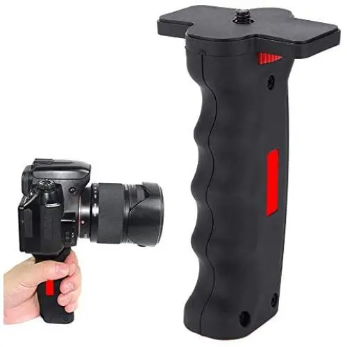 Wide Platform Pistol Grip Camera Handle with 1/4" Screw for SLR DSLR DC Canon Nikon Sony iPhone Xiaomi Smartphone Wide Platform Pistol Grip Camera Handle with 1/4" Screw for SLR DSLR DC Canon Nikon Sony iPhone Xiaomi Smartphone