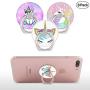 Cell Phone Ring Holder, 3-Pack 360 Degree Rotation Universal Pop Grip Stand Anti- Drop Finger Holder for Smartphone and Tablets - Cute Unicorn