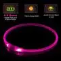 LED Dog Collar, USB Rechargeable Flashing Light Up Collar for Safety at Night, Adjustable Water Resistant Bright Lighted Collar for Small Medium Large Dogs LED Dog Collar, USB Rechargeable Flashing Light Up Collar for Safety at Night, Adjustable Water Resistant Bright Lighted Collar for Small Medium Large Dogs
