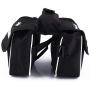 Ruiqas Bike Cycling Front Frame Bag, Double Side Waterproof Pannier Bicycle Mobile Phone Holder Storage Bag Cycling Accessories for Mountain Road Bikes
