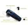 TOORUN M26 Bluetooth Headset V4.1 with Noise Cancelling Mic - Blue