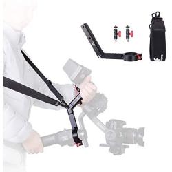 DF DIGITALFOTO Terminator Hang Strap Mounting Clamp Accessories Compatible with DJI Ronin S Gimbal Making It Like ZHIYUN WEEBILL LAB Crane 3 Setup Desgin