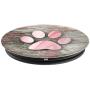 Cell Phone Holder Pop Out Knob Dog Paw Print Light Pink Cute PopSockets Grip and Stand for Phones and Tablets