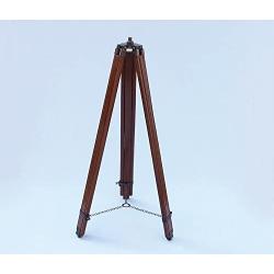 Hampton Nautical ST-0148-Black Floor Standing Oil-Rubbed Bronze Anchormaster 65"-Vintage Scope-Old Telescope