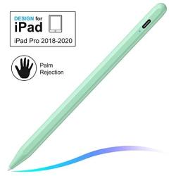 Stylus Pen with Palm Rejection, FOJOJO Active Stylus Compatible with (2018-2020) Apple iPad Pro 11 & 12.9 inch/iPad 7th Gen/iPad 6th Gen/iPad Mini 5th Gen/iPad Air 3rd Gen (Mint Green)