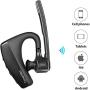 Bluetooth Headset 5.0, aptX HD 16 Hrs Talktime Bluetooth Earpiece, Noise Cancelling Mute Key Wireless Earphones for Cell Phones Business Trucker Office