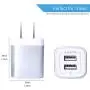 USB Charging Box, Charger Adapter, Ailkin 3-Pack 2.1Amp Dual Port Fast Charge Plug Cube Base Replacement for iPhone X/8/7/6S/6S Plus/6, Samsung Galaxy S7/S6/S5 Edge, LG, HTC, Huawei, Moto, Kindle