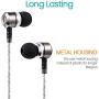 Sephia SP3060 Earbuds, Noise Isolating in Ear Headphones, Powerful Bass Sound, High Definition, Pure Audio, Earphones Compatible with iPhone, iPod, iPad, MP3 Players, Samsung Smartphones and Tablets