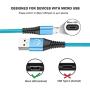 Micro USB Cable, 10FT Android Charger Cable Yosou Charging Cord 3Pack Extra Long Charging Cables Nylon Charger Cord for Samsung Galaxy S7 S6 S5 J7 J7V J5 J3 J3V Note 5, LG K40, Moto G5, PS4, Tablet