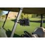 Golf Gadgets - Swing Recording System | Golf Cart or Pull Cart Mount for Smartphone. Compatible with iPhones, Samsung Galaxy, HTC, Any Phone. (Bar Mount)