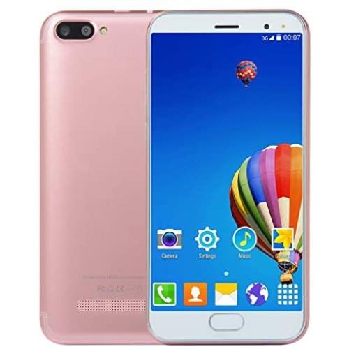 Unlocked 5.0 inch Dual HD Dual SIM Camera Smartphone Android 6.0 1G+4G Extended Memory 32G WiFi GPS Call Mobile Phone (Rose Gold)