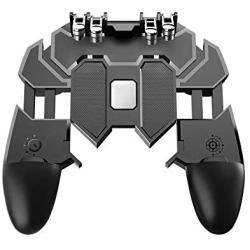 FOONEE Mobile Game Controller, Wireless 6 Finger Operation Mobile Gaming Joystick, iOS Android Universal Mobile Gaming Joystick Gamepad Grip