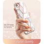 i-Blason Cosmo Series Designed for New iPhone SE 2020 Case/iPhone 7 Case/iPhone 8 Case, [Built-in Screen Protector] Stylish Protective Bumper Case for iPhone SE (2020)/ iPhone 8/ iPhone 7 (Marble)