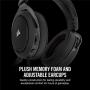 CORSAIR HS50 - Stereo Gaming Headset - Discord Certified Headphones - Works with PC, Mac, Xbox One, PS4, Nintendo Switch, iOS and Android – Carbon