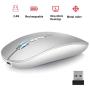 2.4G Wireless Mouse Portable Mobile Optical Mouse with USB Receiver, 5 Adjustable DPI Levels, 6 Buttons for Notebook, PC, Laptop, Computer, MacBook G