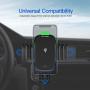 KLT Wireless Car Charger Mount 15W Qi Fast Charging Auto-Clamping Windshield Dash Air Vent Car Phone Holder Compatible with iPhone 11/11 Pro/11 Pro Max/XS/X/XR, Samsung S10/S10+/S9/S9+/S8/S8+, etc