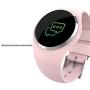 ZEERKEER Fitness Tracker Wristband, Heart Rate/Blood Pressure/Blood Oxygen Monitoring, Color Screen Display Waterproof IP67 Smart Watch (Pink)