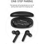 Wireless Earbuds,Knauue Bluetooth 5.0 Earbuds IPX5 Waterproof, Wireless Earphones for Work 40Hours Playing Time Bluetooth Earbuds Built-in Mic (Black)