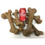 Pet Qwerks Dinosaur BarkBone Chew Toy - Tough Durable Nearly Indestructible Bone for Extreme Aggressive Power Chewers | Made in USA, with FDA Compliant Nylon - 2 Flavors Available