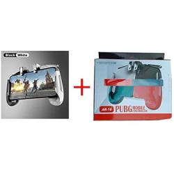 PNGTSUN Mobile Phone Controller Mobile Phone Universal Game Joystick Game Trigger Button Gamepad (Color : Option 2)