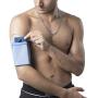 HiRui Universal Comfort Sports Armband Cell Phone Armband Running Armband, Fits All Phones, Reflective Stripes Logo, Unisex, Suitable for Travel Sport Outdoors (Small, Blue)
