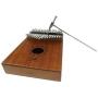Lark Music 17 Key Mahogany Kalimba African Thumb Piano Finger Percussion Keyboard Portable Music Instrument Key C