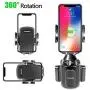[Upgraded] Car Cup Holder Phone Mount Adjustable Automobile Cup Holder Smart Phone Cradle Car Mount for iPhone 11 Pro/XR/XS Max/X/8/7 Plus/6s/Samsung S10+/Note 9/S8 Plus/S7 Edge(Black)