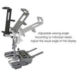 Tablet Holder Compatible with DJI Mavic 2/Spark/Mavic Air/Pro/Mini Crystal Sky Remote Controller– RCstyle Aluminum-Alloy Adjustable Accessories Bracket Mount Extender with Neck Lanyard Strap