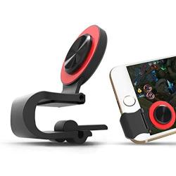 Mobile Phone Joystick Gaming Controller,Aim Keys L1R1 and Gamepad Rules of Survival,Cellphone Game Trigger,Battle Royale Sensitive Shoot (Joystick red)