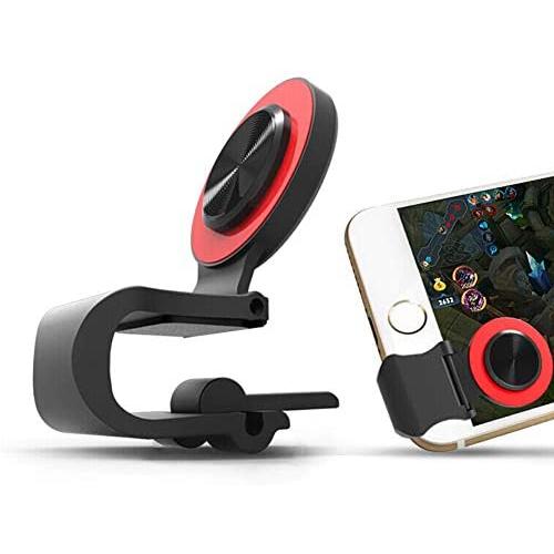 Mobile Phone Joystick Gaming Controller,Aim Keys L1R1 and Gamepad Rules of Survival,Cellphone Game Trigger,Battle Royale Sensitive Shoot (Joystick red)