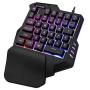 Gaming Keyboard Mechanical Single Hand Gaming Keyboard Mini USB Wired 35keys 6400DPI Mouse Combos One Handedly for Mobile Smartphone 7colors LED Backlight Keyboard Gaming (Color : Mouse only)