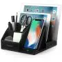 EasyAcc Fast Wireless Charger Desk Organizer USB Charging Station, Multi-Device iPhone iPad Tablet Charging Station Dock Stand, Induction Charger for iPhone 11 Pro X XS MAX XR 8, Samsung S10 S10e S9 EasyAcc Fast Wireless Charger Desk Organizer USB Charging Station, Multi-Device iPhone iPad Tablet Charging Station Dock Stand, Induction Charger for iPhone 11 Pro X XS MAX XR 8, Samsung S10 S10e S9