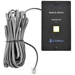 Cobra CPI-A20 Power Inverter Remote Control Wall Plate Switch - 20 Foot wiring, High Power Capacity Models Compatible