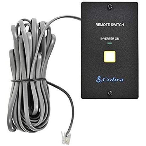 Cobra CPI-A20 Power Inverter Remote Control Wall Plate Switch - 20 Foot wiring, High Power Capacity Models Compatible