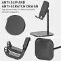Cell Phone Stand for Desk, HORUMP Angle Height Adjustable Phone Holder Stand for Desk, Compatible with iPhone, iPad, Kindle, Tablet, All Mobile Phones Cell Phone Stand for Desk, HORUMP Angle Height Adjustable Phone Holder Stand for Desk, Compatible with iPhone, iPad, Kindle, Tablet, All Mobile Phones