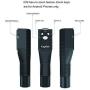 Fugetek 49" Selfie Stick Monopod Professional High End FT-568, For Apple iPhone, Android Samsung, & DLSR Cameras, Aluminum Alloy, Rechargeable Wireless Bluetooth Remote (Black)