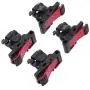 Hemobllo 4Pcs Mobile Game Controller Game Buttons Game Shooting Button (Black and Red) Hemobllo 4Pcs Mobile Game Controller Game Buttons Game Shooting Button (Black and Red)