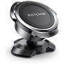 Magnetic Phone Car Mount, RAVPower Phone Holder for Car, Car Cellphone Holder, Magnetic Mount, Compatible with iPhone 11 Pro XS Max XR X 8 7 Plus Galaxy S10 S9, Note 10, LG G8 Thinq, Pixel 3 XL, Black