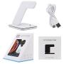 Wireless Charger 3 in 1 Charging Station for Airpods1/2/Pro iWatch 1/2/3/4 Qi Certified 15W Fast Wireless Charging Stand for iPhone X/Xs/Xs Max/8/8 Plus Samsung Galaxy S10 S9 S8 S7 Note9/8 and More