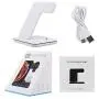 Wireless Charger 3 in 1 Charging Station for Airpods1/2/Pro iWatch 1/2/3/4 Qi Certified 15W Fast Wireless Charging Stand for iPhone X/Xs/Xs Max/8/8 Plus Samsung Galaxy S10 S9 S8 S7 Note9/8 and More